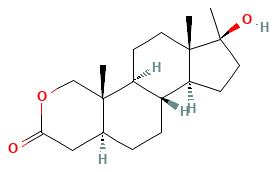 Anavar 2D chemical structure