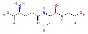 Glutathione chemical structure