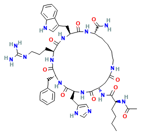 Melanotan II chemical structure