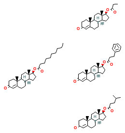 Sustanon 250 2D chemical structure